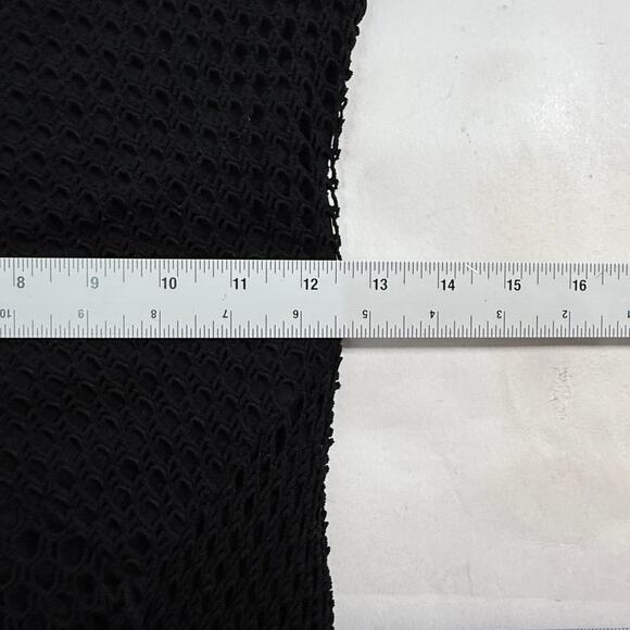 Bailey 44 S Womens Halter Neck Crochet Knit Maxi Dress Asymmetrical Black - Picture 7 of 10